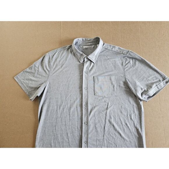 Travis Mathew Shirt Large Pima Cotton Button Up - Picture 5 of 12
